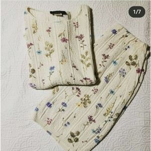 Vintage Sweater Skirt Set